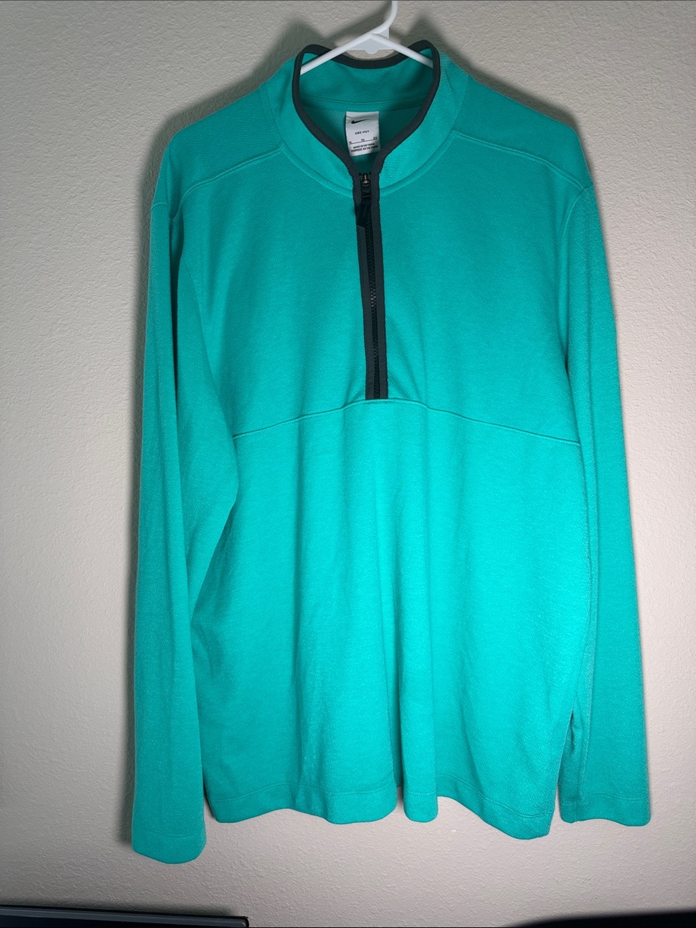 Men's Nike Teal Quarter-Zip Performance Zip up